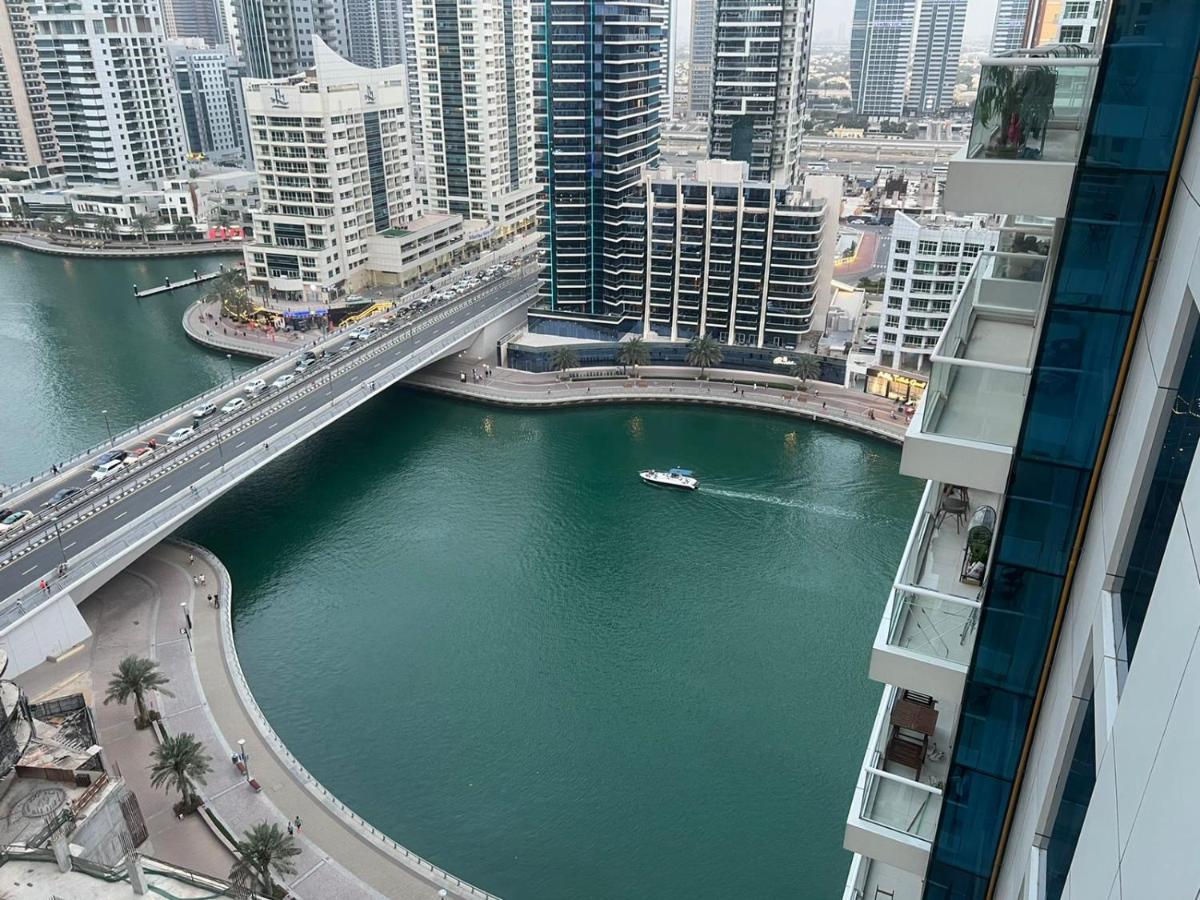 Spacious 1Br With Full Marina View Dubai Exterior foto